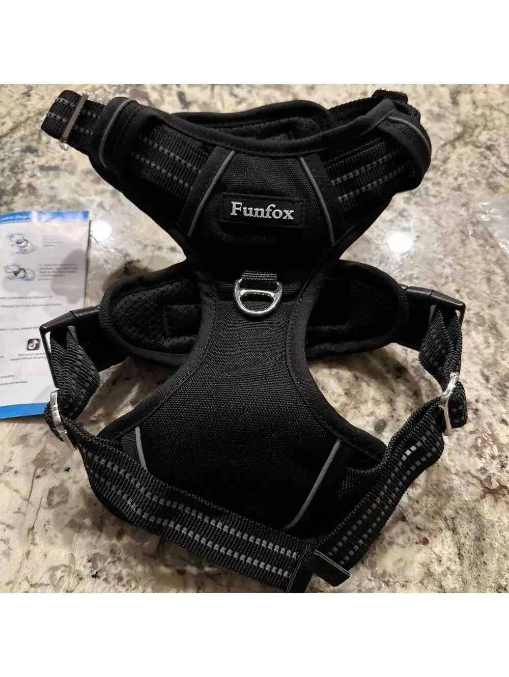 Funfox Dog Harness No Pull, Adjustable Pet Vest Harness Size Medium NEW